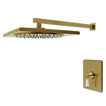 Kingston Brass KB8347PLSO Victorian Single-Handle Pressure Balanced Shower Faucet, Brushed Brass