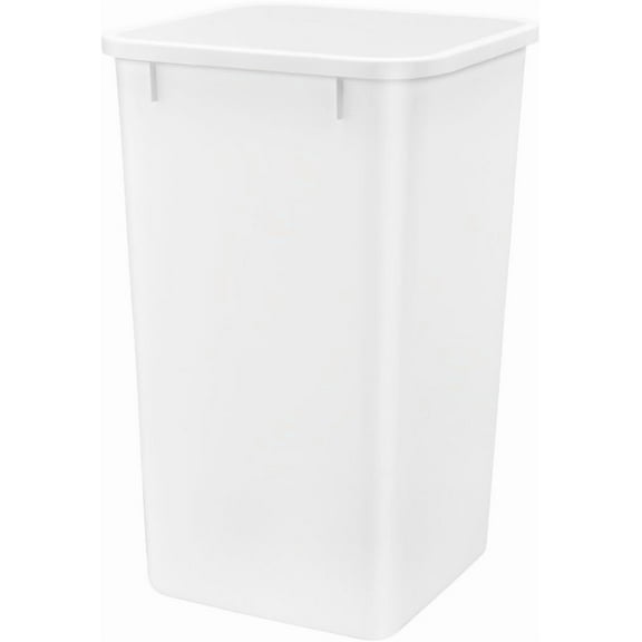 ANHXN RV-1024-52 27 Quart Plastic Replacement Kitchen Trash Waste Container, White
