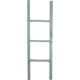 thumbnail image 3 of Ekena Millwork 15"W x 48"H x 3 1/2"D Vintage Farmhouse 3 Rung Ladder, Barnwood Decor Collection, Driftwood Blue, 3 of 13