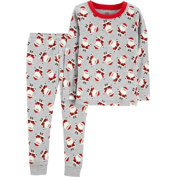 Child of Mine by Carter's Holiday Long Sleeve Cotton Tight Fit