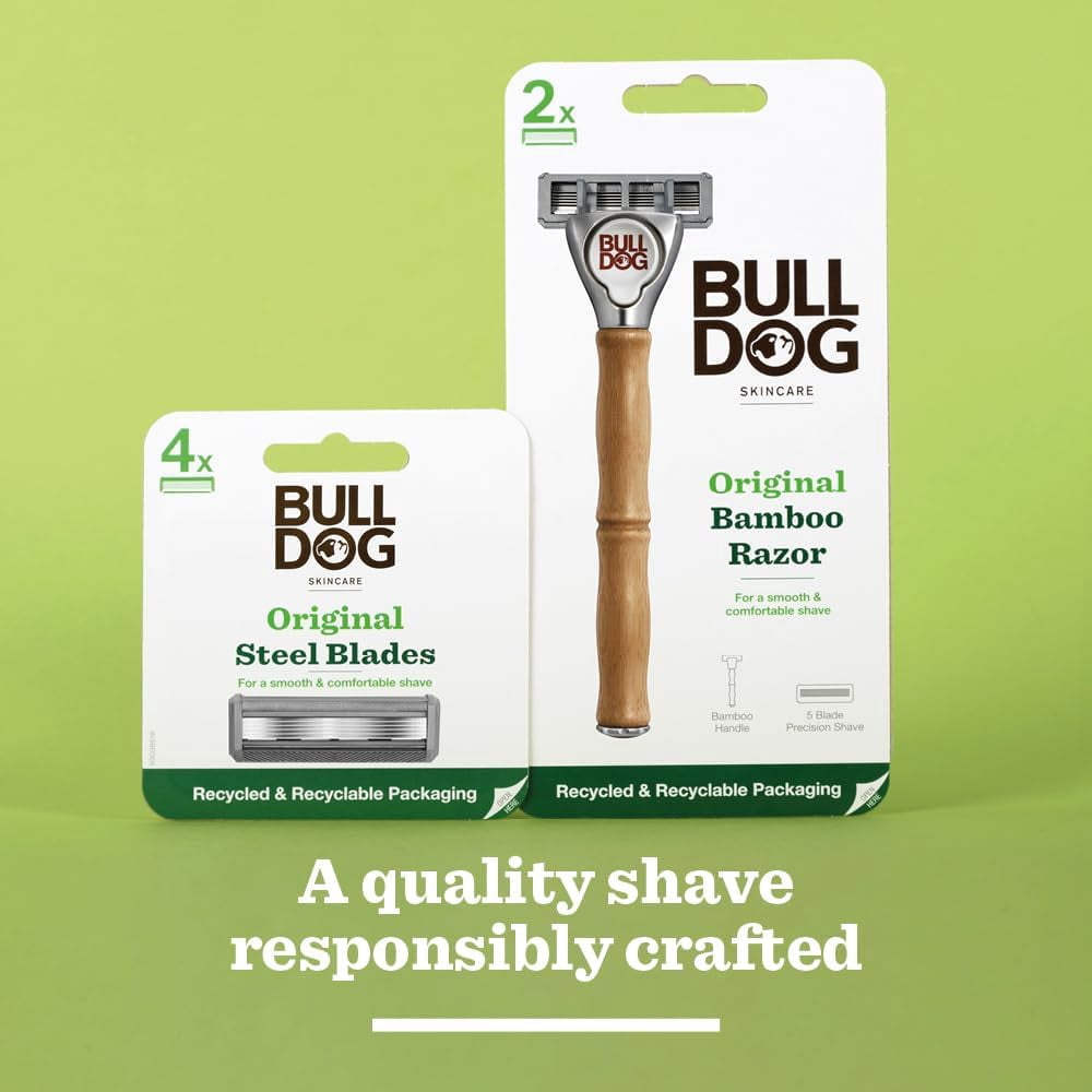 Original Steel Blades - Men's Razor Blade Refills – Contains 4 Blade Heads