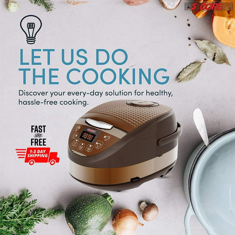5 Core RC 0502 Rice Cooker - 5.3 Qt, Digital, Multi 5 Core RC 0502 Rice Cooker - 5.3 Qt, Digital, Multi
