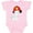 AD-Pink, variant on Inktastic Fireman Dog, Cute Dog, Puppy, Doggo, Dalmatian Boys or Girls Baby Bodysuit