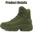 thumbnail image 4 of Luxsines Boots, Mens Orthopedic Anti Puncture Work Boots, Waterproof Combat Boots, Outdoor Slip On Tactical Boots, 4 of 17