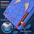thumbnail image 6 of Decase Tablet Shell for Samsung Galaxy Tab S9 11 Inch 2023 Model (SM-X710/X716B/X718) S8 (X700/X706) Tab S7 (T870/T875),Hybrid Rugged Drop Proof Kid Friendly Cover with Stand & Strap,Blue+Red, 6 of 6