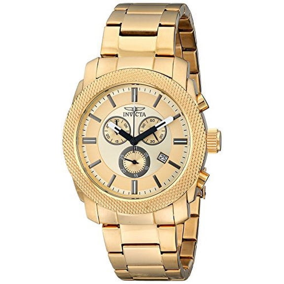 Invicta Men's 17744 Specialty Analog Display Swiss Quartz Gold Watch