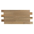 thumbnail image 4 of Ekena Millwork 23 7/8"W x 11 7/8"H x 1/2"P Hacienda Wood Mosaic Wall Tile, Old Boat Wood, 4 of 6