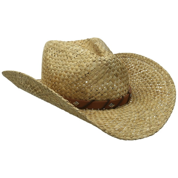 Scala Western Scala Western Men's Pinch Front Cowboy Hat Tea XL
