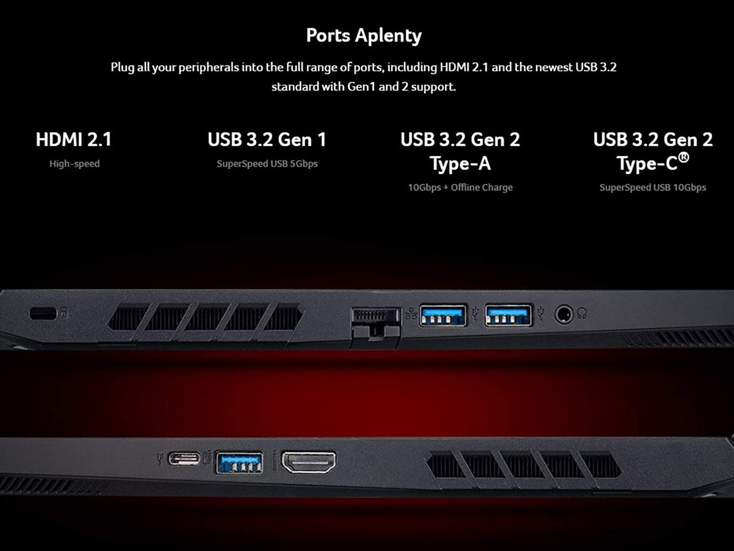 Acer Nitro 15.6" FHD 144Hz IPS Display Gaming Laptop AMD Ryzen 5600H  NVIDIA GeForce RTX 3060 16GB RAM 512GB SSD +1TB HDD| Backlit Keyboard 
