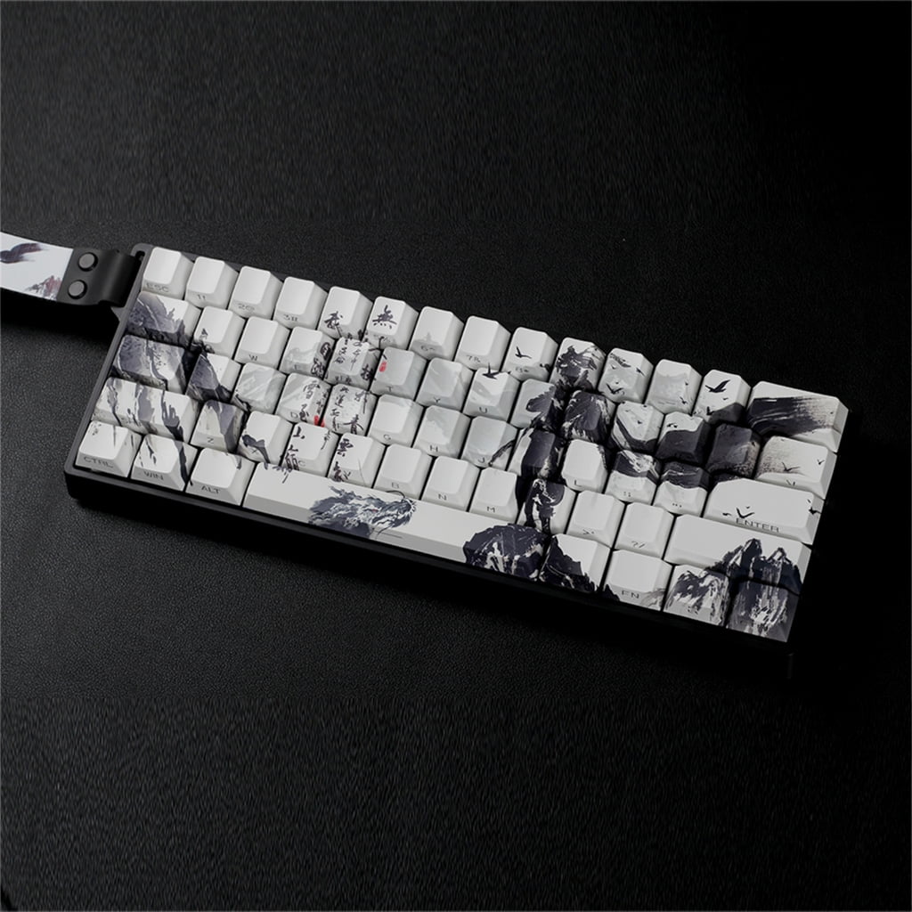 Original Profile Keycaps PBT Dyes Sublimations Side Printed With The legends of chusen Keycaps For 60% 68% Keyboards