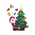 thumbnail image 1 of Matsuzay Niños pequeños DIY fieltro árbol de Navidad para el hogar adorno de Navidad regalo Santa Claus muñeco de nieve pared atmósfera actividad Kits de decoración para fiestas No.03 Matsuzay HA008917-03, 1 of 6