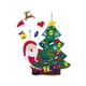 thumbnail image 1 of Árbol de Navidad Adorno de fieltro para bricolaje Papá Noel Ventana colgante Artesanía Atmósfera Actividad Juguete para niños, Tipo 3 Inevent HA008917-03, 1 of 7