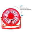 thumbnail image 6 of LUVCMFT Mini 4 inch Desktop Cooling Fan 360° Adjustable Strong Airflow USB Quiet Fan Green, 6 of 8