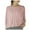 Pink, variant on Women's 3/4 Sleeve Tunic Tops Casual Loose Fit Floral Blouses Mesh Pleated Layered Shirt