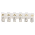 thumbnail image 4 of Tira de bloque de terminales de 20 piezas, conector de cable tipo pasante ignífugo, suministros industriales de 10A (6 en 6 salidas), 4 of 5