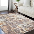 thumbnail image 2 of Ox Bay Hand Loomed Modern Rustic Abstract Area Rug, Brown / Orange, 9' x 12', 2 of 8