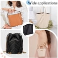 thumbnail image 6 of DIY Purse Bag Organizer Insert Nylon Handbag Organizer Insert Inside Liner Shaper Bag in Bag Women Tote Bag Organizer with Multi Pockets Bucket Bag Zipper Inner Pocket Divider 5.4x7.4 Inch Black DIY, 6 of 8