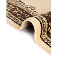 thumbnail image 7 of Unique Loom Reza Collection Area Rug - Washington (7' 10" Round Ivory/Black), 7 of 7
