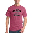 thumbnail image 1 of If She's A Jeeper She's A Keeper Black Cars and Trucks Graphic T-Shirt, 1 of 1