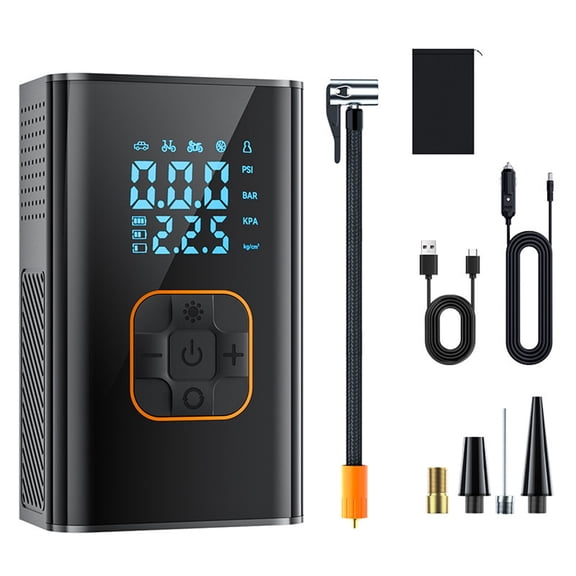 Motorx Tire Inflator Portable Compressor 2Nd Generation, 0 Seconds Fast Inflation 15000Mah Battery 65W Wireless Emergency Smart Digital Display Electric Air Pump For Car Owners,