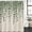 Light Beige Gray Green Grass Green, variant on Polyester Fabric Teal Green Eucalyptus Leaves Shower Curtain, Spring Plants Country Beige Waterproof Bathtub Curtain Bathroom Decor Set with Hooks 36 x 72 Inches