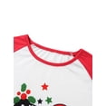 thumbnail image 6 of Cenuakty Long Sleeve Christmas Pajamas for Family Cute  Gamepad Print Tops + Plaid Trousers Set Winter Sleepwear, 6 of 9