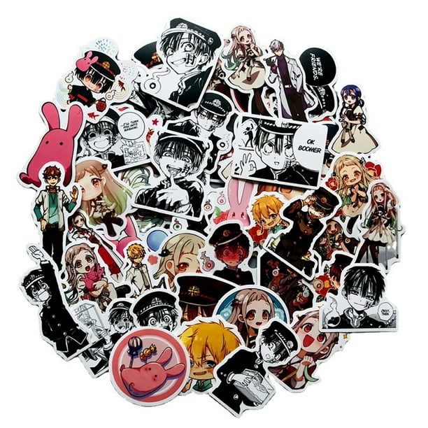 FASLMH 50pcs Vinyl Waterproof Stickers Japanese Anime Stickers for Kids  Teens Adults Laptop Water Bottles Computer Travel Case Skateboard Decor -  