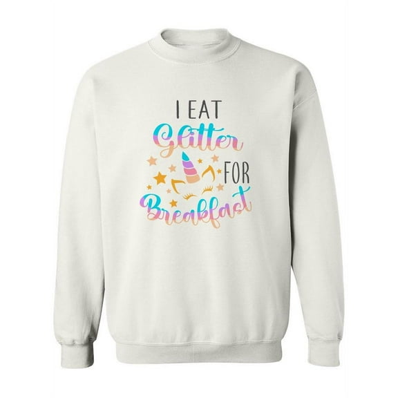 For Breakfast Sweatshirt Women -Image by Shutterstock, Female Small