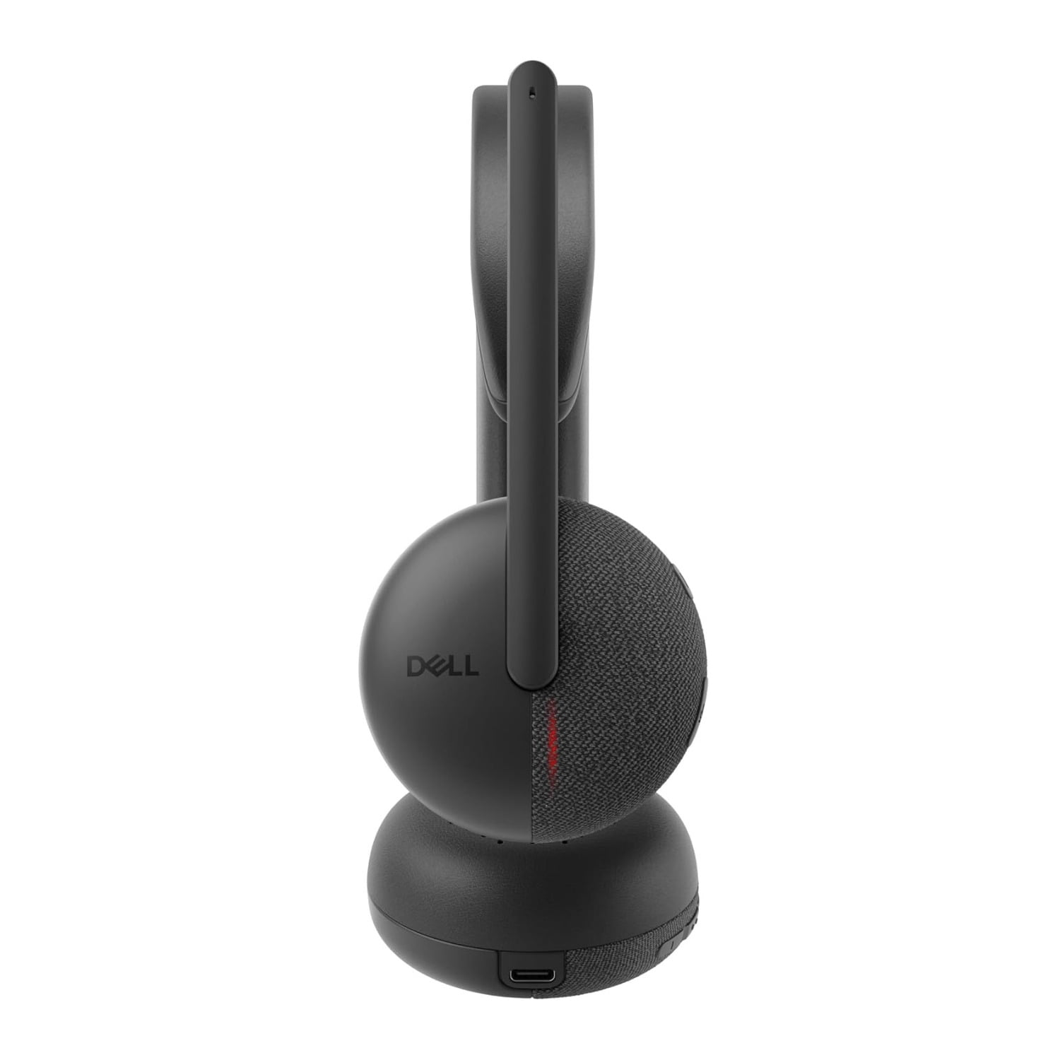 Dell WL3024 Wireless Headset with AI-Based Noise Cancellation Mic and Leatherette Headband (Black) thumbnail 6