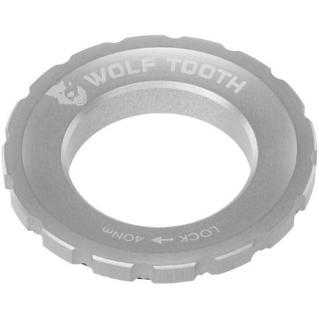 Wolf Tooth Components Centerlock Rotor Lockring, Silver