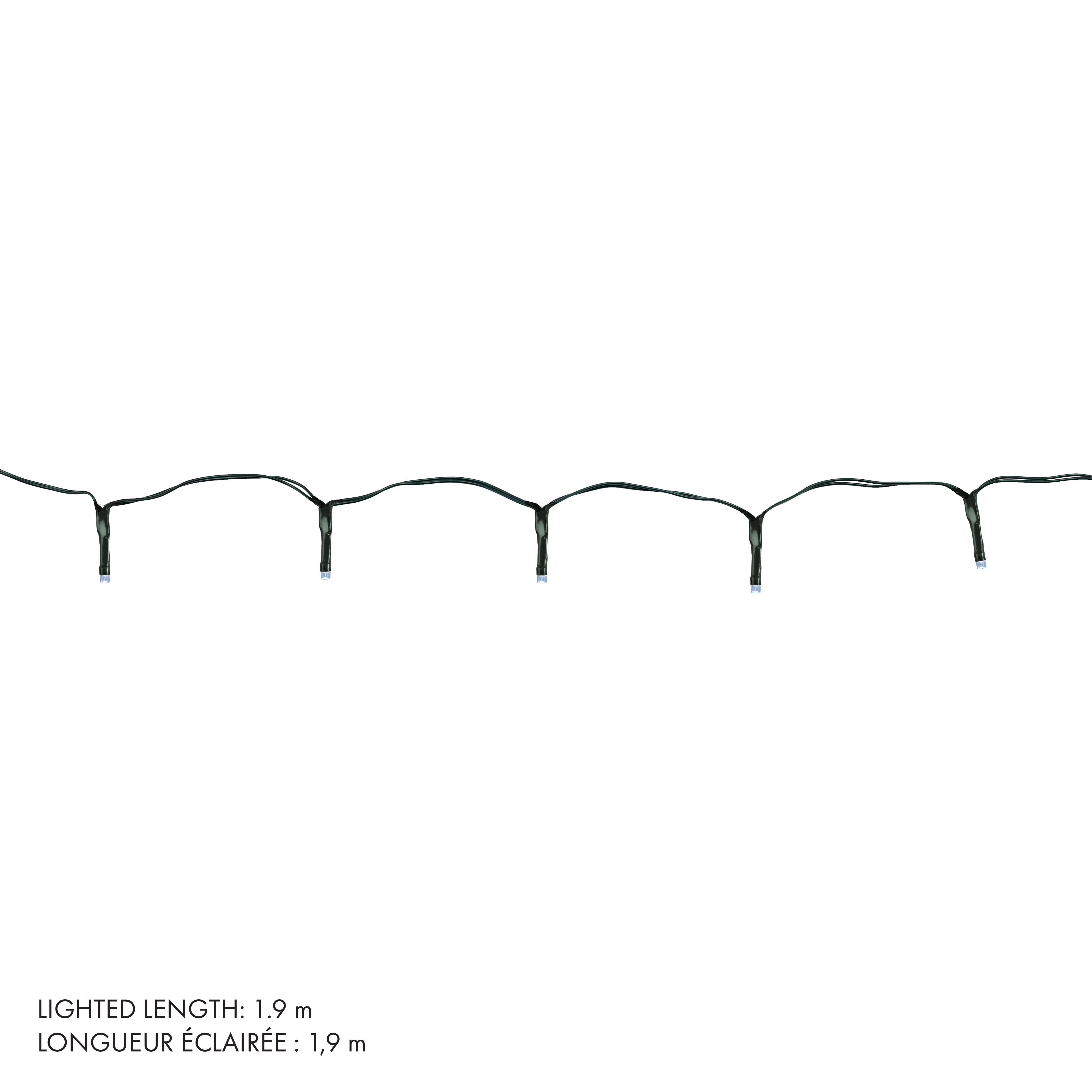 Holiday Time 20 5MM Battery Operated LED String Light, Green, 20 5MM B/O LED STRING LIGHT