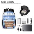thumbnail image 6 of Lsque Sml Jeffy Print 17in Student Backpack - School, Travel, Work Bookbag -Laptop Backpack,Water Resistant College School Computer Bag, 6 of 8