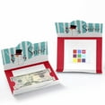 thumbnail image 2 of Big Dot of Happiness Let It Snow - Snowman - Holiday and Christmas Money and Gift Card Holders - Set of 8, 2 of 4