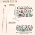 thumbnail image 4 of FORMRS Women Crossbody Purse with Chain Strap Vegan Leather Shoulder Handbag, White Christmas House, 4 of 7