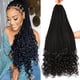 thumbnail image 1 of 7 paquetes de 24 pulgadas Boho Goddess Box trenzas de pelo de ganchillo para mujeres negras (Tbug# 24 pulgadas (paquete de 7)), 1 of 1