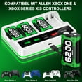 thumbnail image 2 of EUROA Xbox One Controller Battery Pack with 4x6200mWh, Rechargeable Batteries for Xbox Series X/S/Xbox One/S / X / Elite, 2 of 7