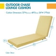 thumbnail image 3 of DUCKCOVERS® Weekend All-Weather Outdoor Chaise Cushion, 3 of 8