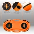 thumbnail image 5 of Yes4All Half Peanut Balance Trainer Ball, 40 in, for Full Body Workout - Black/ Orange, 5 of 8