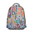 thumbnail image 3 of Hippie Boho Backpack for College - Extra Large Capacity, 17" Laptop Compartment, Heavy Duty Oxford Fabric, Tribal Print Water-Resistant Daypack for Books & Essentials, 3 of 6