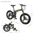 thumbnail image 4 of Bicicleta Deportiva Plegable Centurfit R20 Freno Disco, 4 of 7