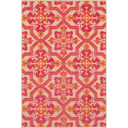 Sphinx Cayman Area Rug 2541V Sand Corners Curves 2  3  x 7  6  Rectangle