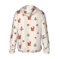 thumbnail image 3 of Uemuo Cute Squirrel Pattern Women's Full Zip UPF 50+ Sun Protection Hoodie Jacket Long Sleeve Sun Shirt Hiking Outdoor Performance with Pockets-Large, 3 of 9