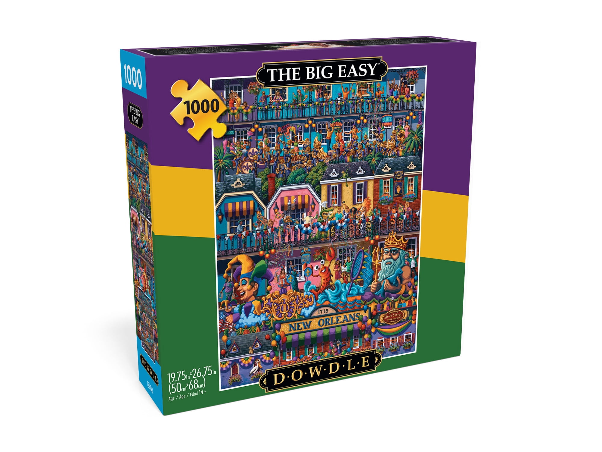 Buffalo Games 1000-Piece Eric Dowdle The Big Easy Adult Interlocking Jigsaw Puzzle