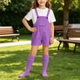 thumbnail image 2 of Odeerbi Chicos Niñas 3 Piezas Preppy Outfit Camiseta de Manga Corta y Pantalones Cortos Generales Con Set de Uniforme Escolar de Las Medias, 2 of 9