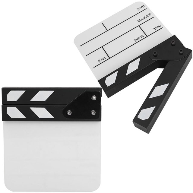 With A Pen Clapperboard Film Cut Prop, For Advertisement Cosplay Background For Shoot Props