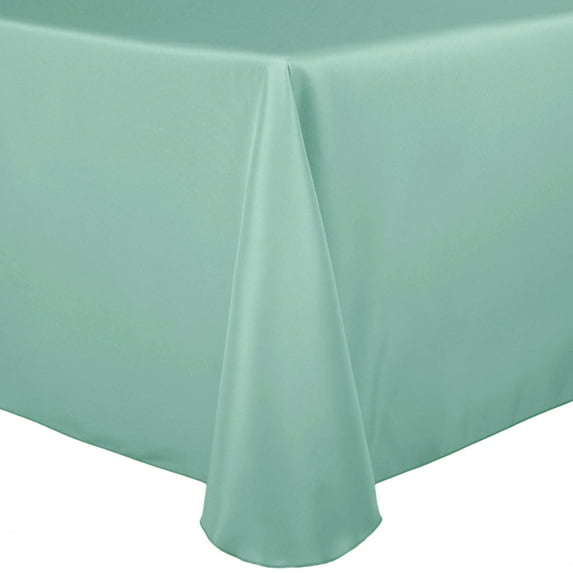 Ultimate Textile 108 x 156-Inch Oval Polyester Linen Tablecloth