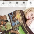 thumbnail image 4 of Horse Blanket Horse Gifts for Girls Boys Horse Throw Blanket for Couch Sofa Bed Soft Warm Flannel Fleece for Kids Adults 50"x60", 4 of 6