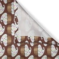 thumbnail image 3 of Ambesonne Chocolate Kitchen Curtains, Vanilla Cream Cupcakes, 55"x45", White Umber Brown, 3 of 3