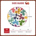 thumbnail image 4 of Bingfone Christmas Tree Skirt Mat Christmas Decoration Interior 48"-Colorful Butterflies, 4 of 8