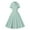 Green, variant on Womens 1950s Vintage Dress Fashion Bow Short Sleeve Cocktail Dresses Solid Color Flowy Midi Dress Formal Party Prom Dress Elegant Homecoming Dresses